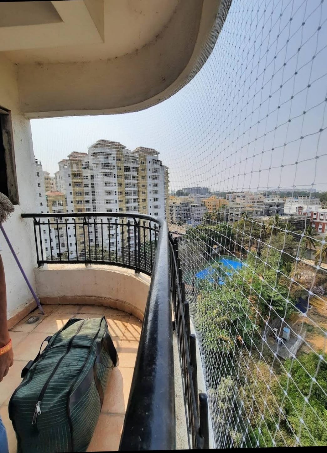 Balcony Net Installation